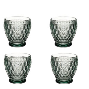 Set 4 pahare shot Villeroy & Boch Boston Coloured verde 63mm 0.08 litri