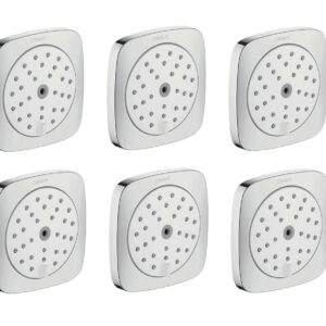 Set 6 duze laterale Hansgrohe PuraVida 100 cu 1 jet