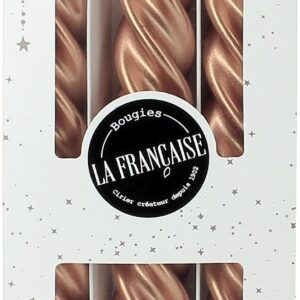 Set 6 lumanari La Francaise Colorama de Fetes Twist'n Light  h255mm  cupru