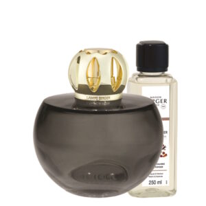 Set Berger lampa catalitica Berger Holly Moss Grise cu parfum Poussiere D'Ambre
