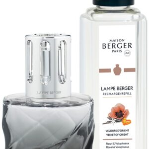 Set Berger lampa catalitica Spirale Noire cu parfum Velours d'Orient