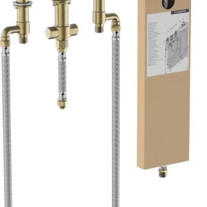 Set baza ingropat simplu Hansgrohe pentru baterii cu 4 elemente si sBox