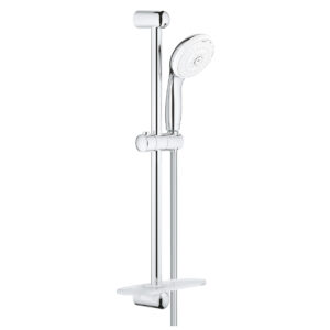 Set de dus Grohe Tempesta 100 cu para de dus 4 jeturi furtun 175cm si bara 60cm savoniera crom