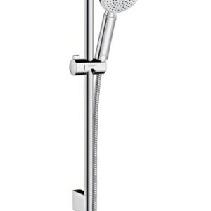 Set de dus Hansgrohe Crometta 100 Vario alb-crom cu bara de 0.65 m