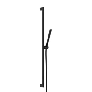 Set de dus Hansgrohe HG Pulsify S 1jet EcoSmart+ cu bara de dus 90cm negru mat