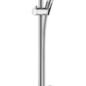 Set de dus Hansgrohe Raindance Select E 150 cu 3 tipuri de jet si bara Unica'S Puro 0.9 crom-alb