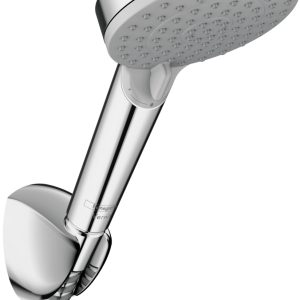 Set de dus Hansgrohe Vernis Blend Vario 100 cu 3 tipuri de jet agatatoare si furtun 1 6m crom