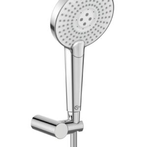 Set de dus Ideal Standard IdealRain EvoJET Round cu para 125mm cu 3 jeturi  furtun 1750mm si agatatoare EXPUS
