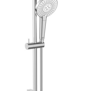 Set de dus Ideal Standard IdealRain EvoJET Round cu para 125mm cu 3 jeturi furtun 1750mm si bara 600mm