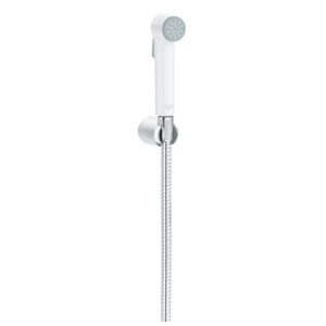 Set de dus igiena intima Grohe Tempesta-F Trigger Spray 30 cu agatatoare si furtun 125cm 5.7 l/min crom-alb