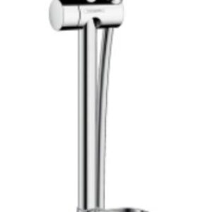 Set dus Hansgrohe Croma Select E Vario alb-crom cu savoniera crom si bara de 0.65m