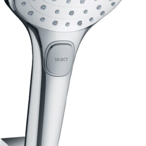 Set dus Hansgrohe Raindance Select E 120 Porter crom include furtun 1 60m alb-crom