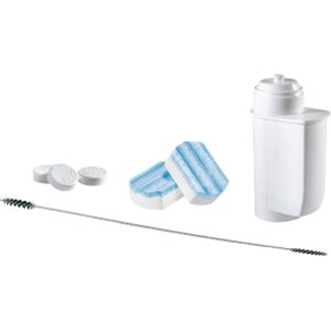 Set intretinere espressoare Bosch TCZ8004A contine 1 filtru apa Brita Intenza 3 tablete decalcifiere 10 tablete curatare 1 perie curatare