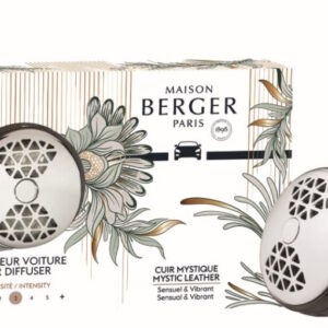 Set odorizant masina Berger Evanescence + rezerva ceramica Mystic Leather