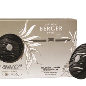 Set odorizant masina Berger Holly + rezerva ceramica Poussiere d'Ambre