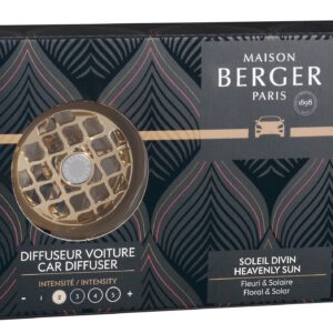 Set odorizant masina Berger Relaxing Escapade + rezerva ceramica Soleil Divin