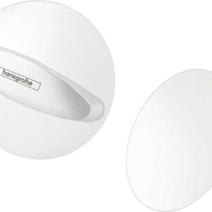 Set ornamente pentru sifon cu preaplin pentru cada Hansgrohe Flexaplus alb mat