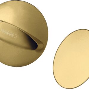 Set ornamente pentru sifon cu preaplin pentru cada Hansgrohe Flexaplus gold optic lustruit