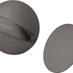 Set ornamente pentru sifon cu preaplin pentru cada Hansgrohe Flexaplus negru periat