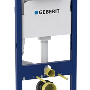Set rezervor incastrat Geberit Duofix Delta PLUS cu set fixare si clapeta Delta 20 crom