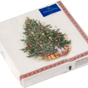 Set servetele hartie Villeroy & Boch Winter Specials L-Napking fir tree 33x33cm