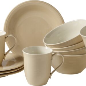 Set servire Villeroy & Boch Color Loop Starter Set Sand 12 piese