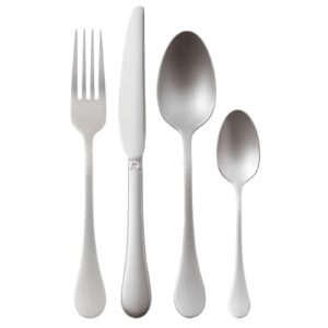 Set tacamuri Sambonet Bloom Solid Handle 24 piese inox antichizat