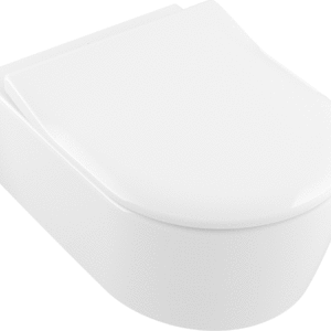Set vas WC suspendat Villeroy & Boch Avento DirectFlush si capac slim cu inchidere lenta