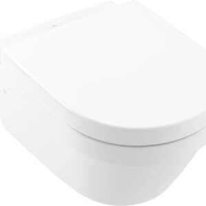 Set vas WC suspendat Villeroy & Boch Omnia Architectura DirectFlush cu capac inchidere lenta si prinderi ascunse