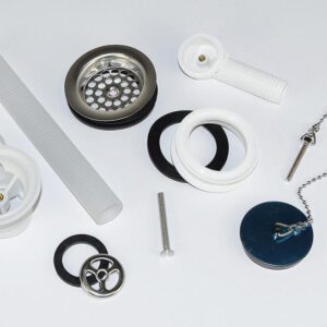 Set ventil fix Villeroy & Boch O.Novo cu preaplin si dop cu lant