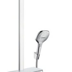 Showerpipe Hansgrohe Raindance Select E 300 cu 2 jeturi si butoane tip Touch
