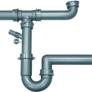 Sifon Franke F/2L pentru chiuveta cu 2 cuve egale