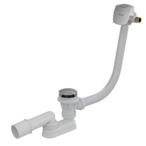 Sifon pentru cada Ravak 800 C-C S/R click-clack cu umplere prin preaplin  crom