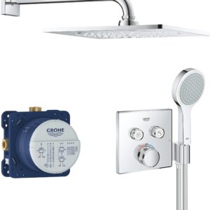 Sistem de dus incastrat Grohe Grohtherm SmartControl Perfect crom