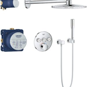 Sistem de dus incastrat Grohe SmartControl crom