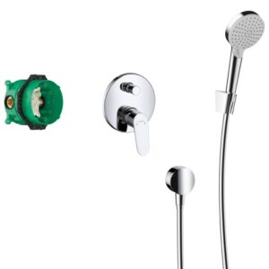 Sistem de dus incastrat Hansgrohe Crometta S 240 cu 2 consumatori crom