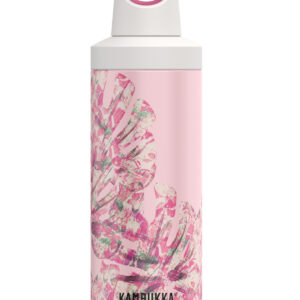 Sticla termos Kambukka Reno cu capac Twist inox 500 ml Monstera Leaves