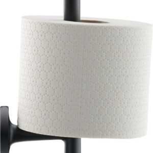 Suport rezerva hartie igienica Duravit Starck T  negru mat