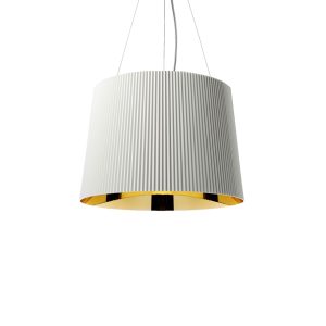 Suspensie Kartell Ge' design Ferruccio Laviani E27 max 70W h37cm alb-auriu