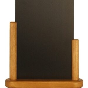 Tabla de scris Securit Elegant 23 3x20x6cm cu rama de lemn teak