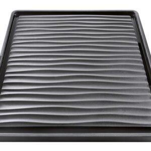 Tava scurgere ondulata Blanco 43x38cm  negru
