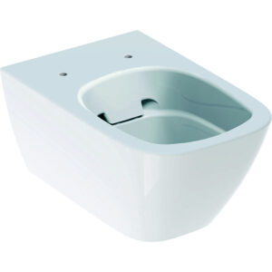 Vas WC suspendat Geberit Smyle Square Rimfree 35x54cm prinderi ascunse alb