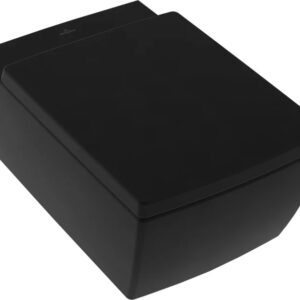 Vas WC suspendat Villeroy & Boch Memento 2.0 DirectFlush 56x37.5cm CeramicPlus negru mat