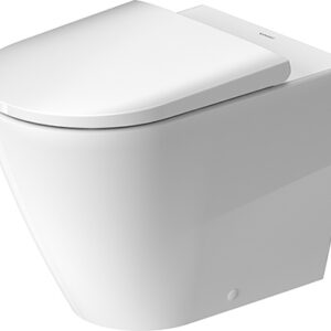 Vas wc Duravit D-Neo Rimless HygieneGlaze 37x58cm back-to-wall pentru rezervor ingropat