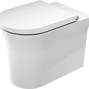 Vas wc Duravit White Tulip Rimless back-to-wall 37x58cm pentru rezervor ingropat alb