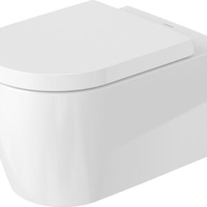 Vas wc suspendat Duravit Me by Starck Rimless 57x37cm alb mat