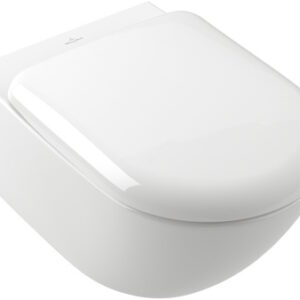 Vas wc suspendat Villeroy & Boch Antao Rimless TwistFlush Ceramic Plus 37x56cm White Alpin