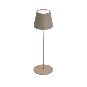 Veioza Deko Senso Lys LED 2.2W 38cm IP54 touch dimmer alimentare cu baterii USB taupe