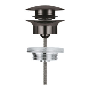Ventil click-clack Grohe 65807 pentru lavoare cu preaplin hard graphite