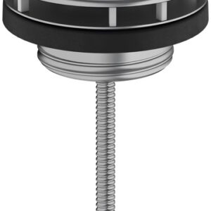 Ventil fix Hansgrohe pentru lavoare fara preaplin negru periat